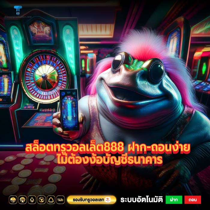 สล็อตทรูวอลเล็ต888 ฝาก-ถอนง่าย ไม่ต้องง้อบัญชีธนาคาร